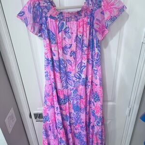 Off shoulder Lilly Pulitzer dress EUC